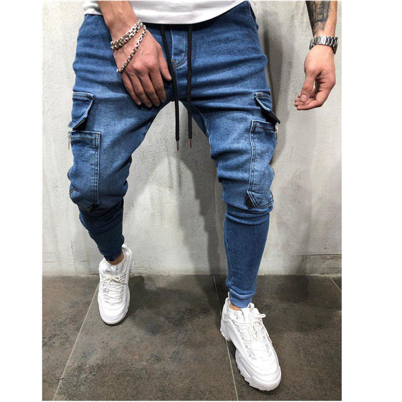 Herrarnas cargo-joggingbyxor med modernt slim-fit snitt och praktiska fickor Mirla-Eva Jonsson