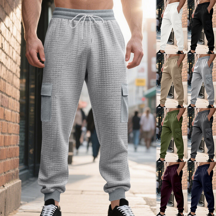 Herrarnas cargo-joggingbyxor med praktiska sidofickor och elastisk midja Mirla-Eva Jonsson