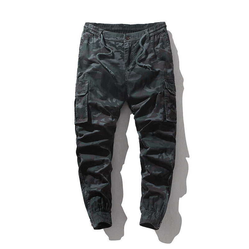Herrarnas cargo joggingsbyxor med praktiska fickor och elastisk midja Mirla-Eva Jonsson