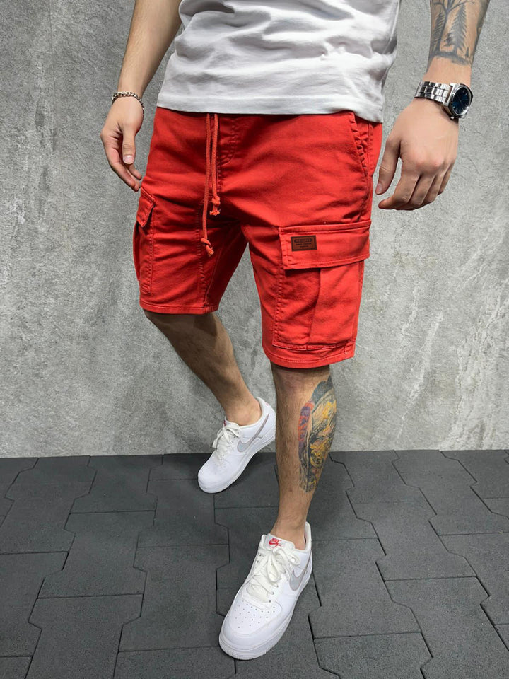 Herrarnas cargo-shorts med praktiska sidofickor och justerbar gummisnodd Eva Jonsson-Eva Jonsson
