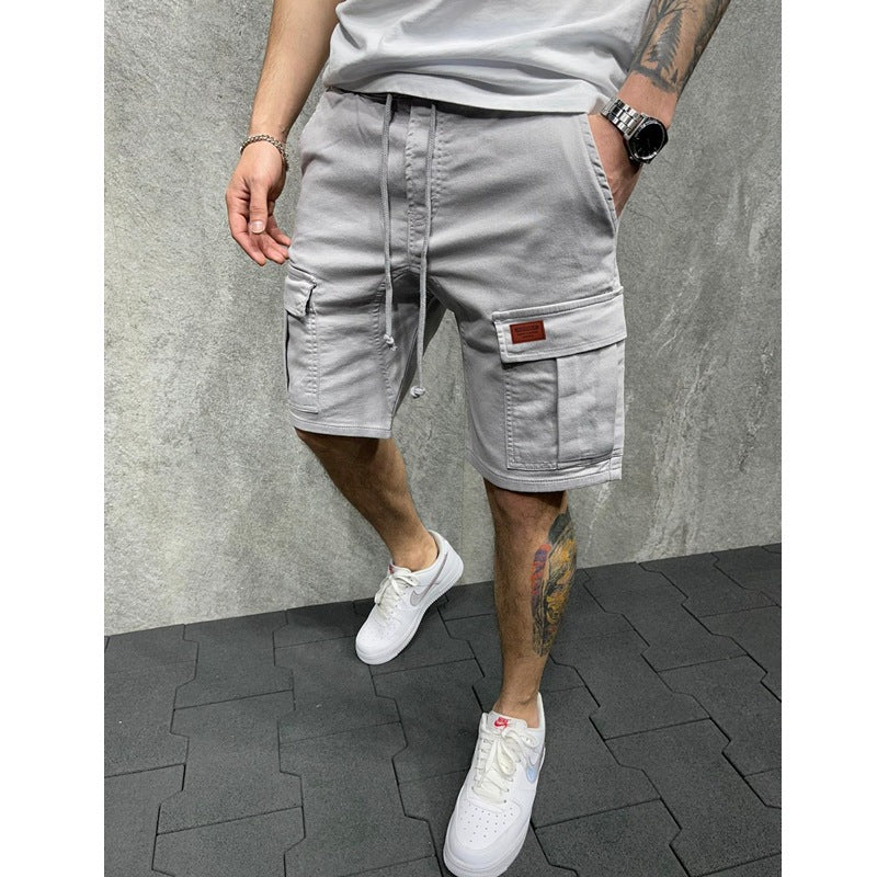 Herrarnas cargo-shorts med praktiska sidofickor och justerbar gummisnodd Eva Jonsson-Eva Jonsson