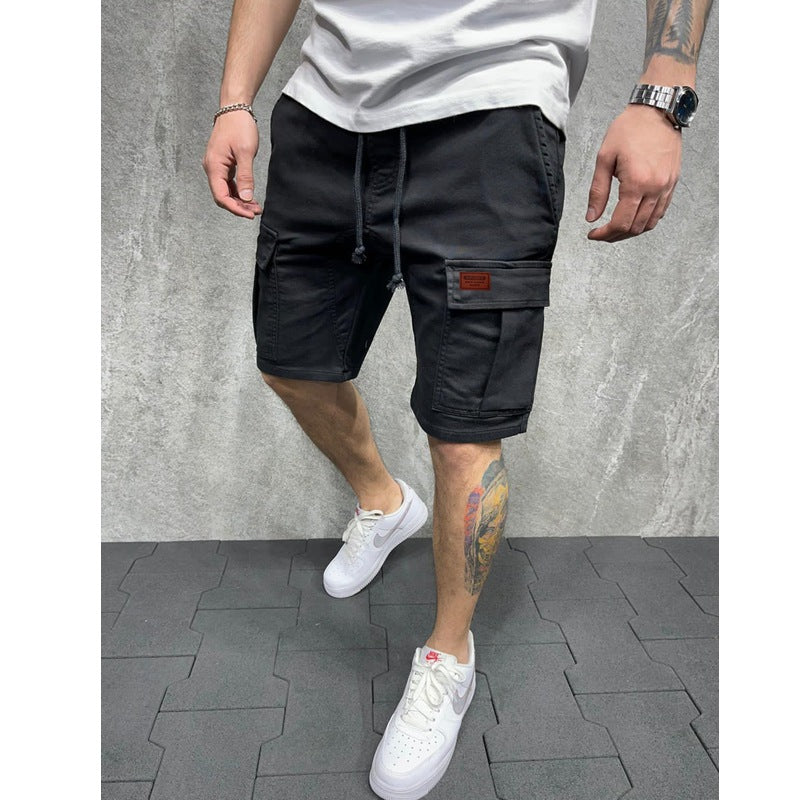 Herrarnas cargo-shorts med praktiska sidofickor och justerbar gummisnodd Eva Jonsson-Eva Jonsson