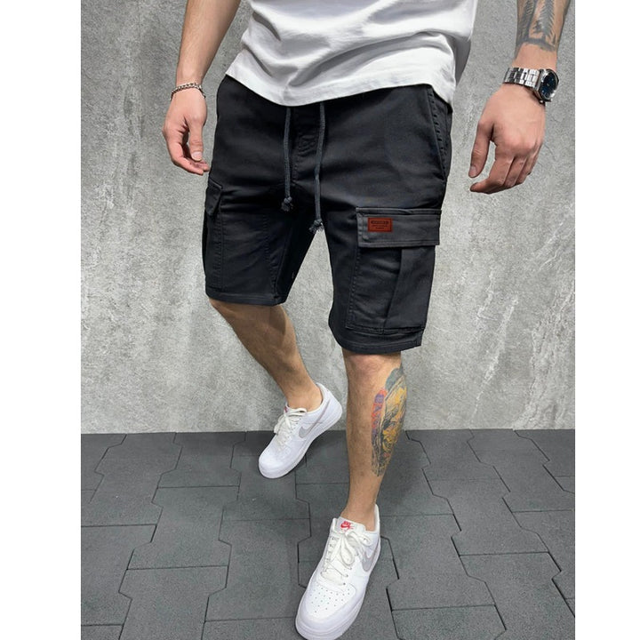 Herrarnas cargo-shorts med praktiska sidofickor och justerbar gummisnodd Eva Jonsson-Eva Jonsson
