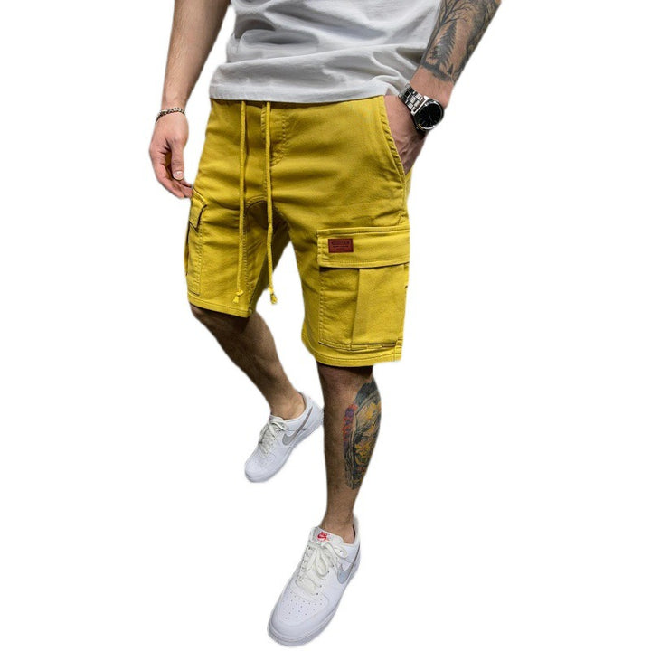 Herrarnas cargo-shorts med praktiska sidofickor och justerbar gummisnodd Eva Jonsson-Eva Jonsson