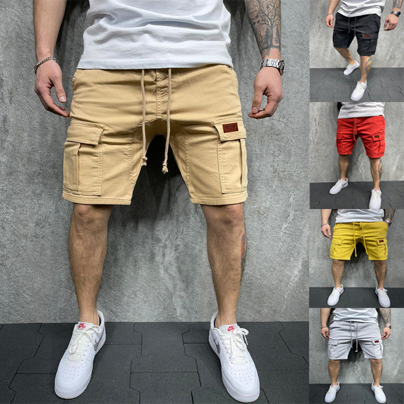 Herrarnas cargo-shorts med praktiska sidofickor och justerbar gummisnodd Eva Jonsson-Eva Jonsson