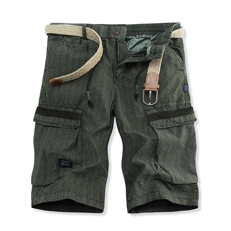 Herrarnas cargoshorts med praktisk elastisk midja och flera fickor Mirla-Eva Jonsson