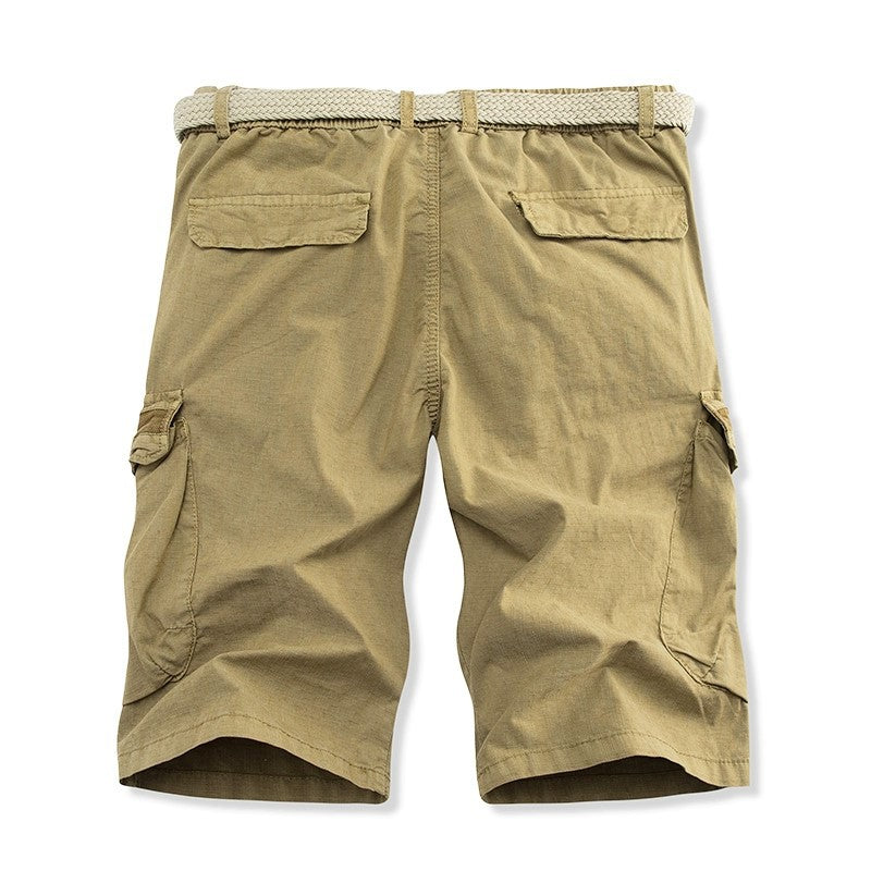 Herrarnas cargoshorts med praktisk elastisk midja och flera fickor Mirla-Eva Jonsson