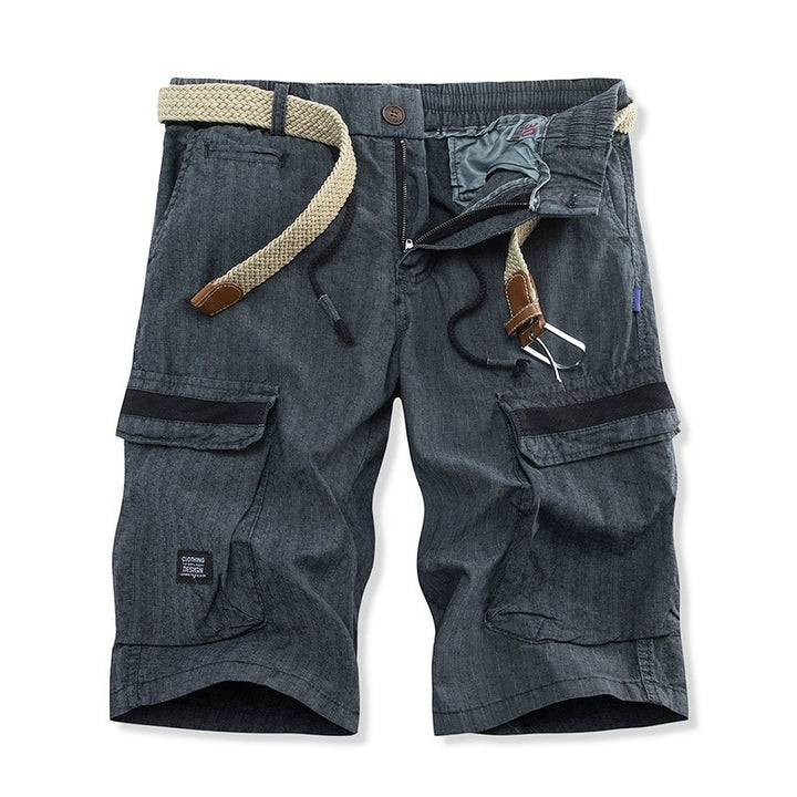 Herrarnas cargoshorts med praktisk elastisk midja och flera fickor Mirla-Eva Jonsson