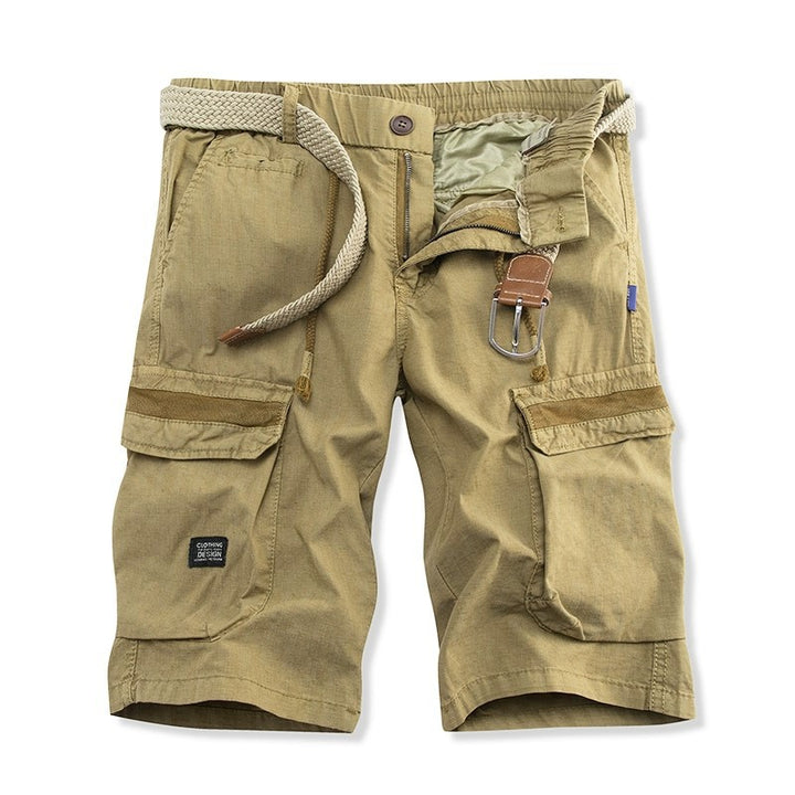 Herrarnas cargoshorts med praktisk elastisk midja och flera fickor Mirla-Eva Jonsson