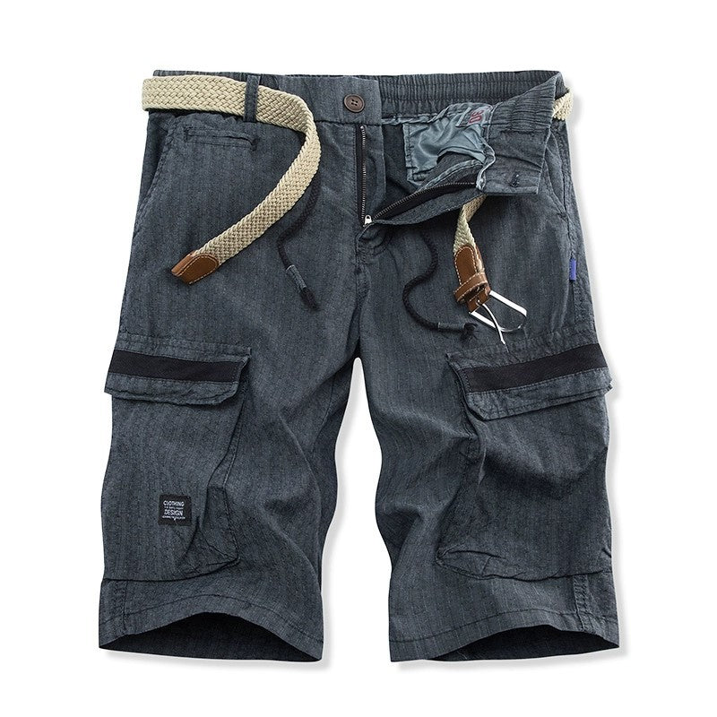 Herrarnas cargoshorts med praktisk elastisk midja och flera fickor Mirla-Eva Jonsson