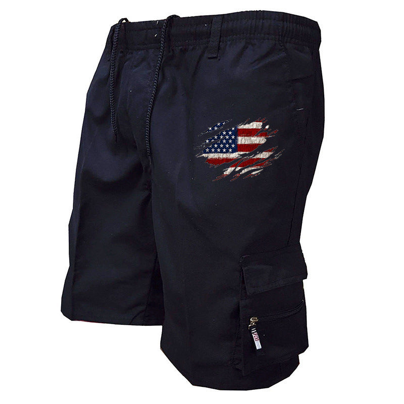 Herrarnas cargoshorts med praktiska sidofickor och elastisk midja Mirla-Eva Jonsson