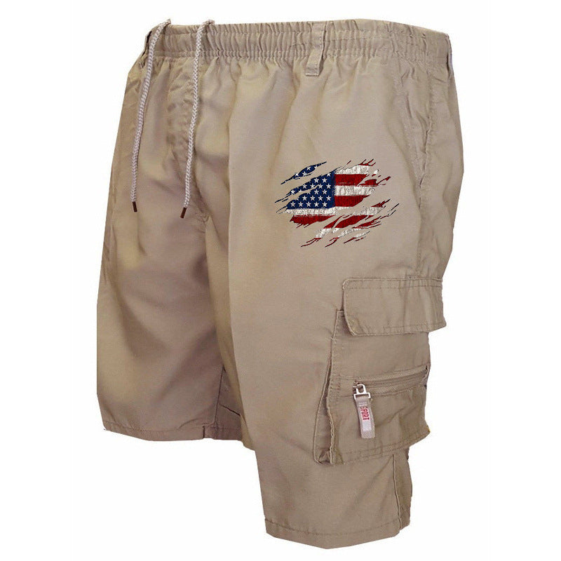 Herrarnas cargoshorts med praktiska sidofickor och elastisk midja Mirla-Eva Jonsson
