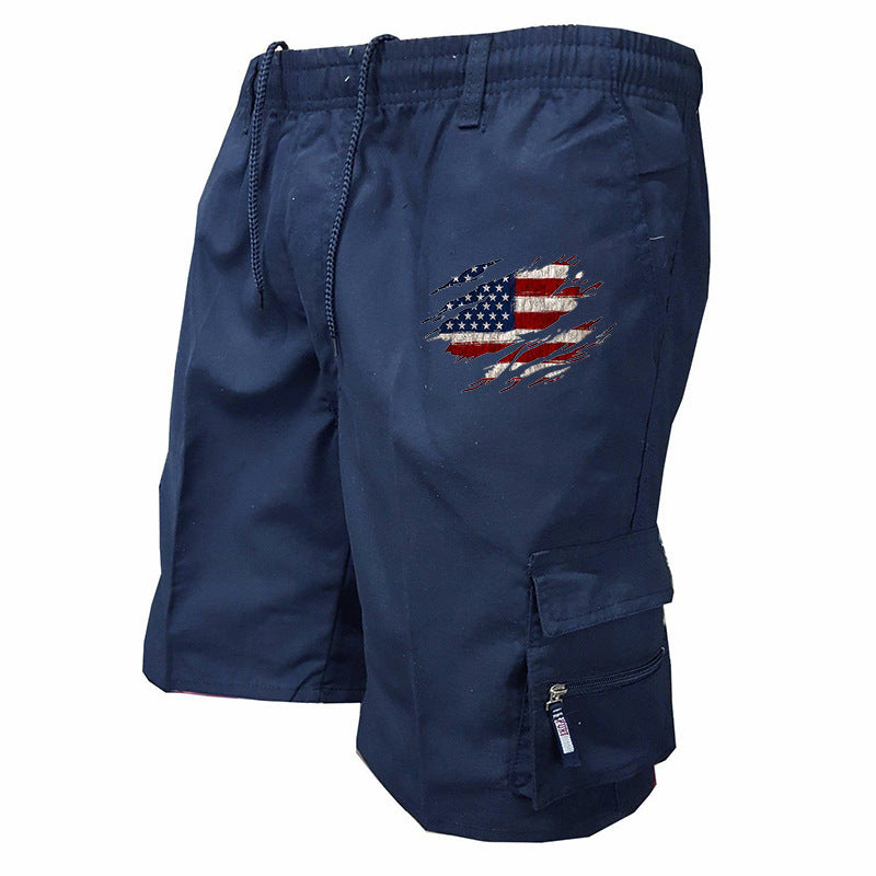 Herrarnas cargoshorts med praktiska sidofickor och elastisk midja Mirla-Eva Jonsson