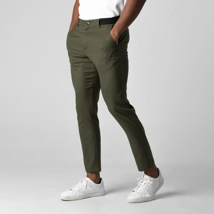 Herrarnas chinos med slim fit-snitt och elastisk midja Mirla-Eva Jonsson