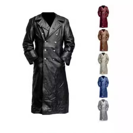 Herrarnas elegant och tidlös trenchcoat med dubbelknäppning Mirla-Eva Jonsson