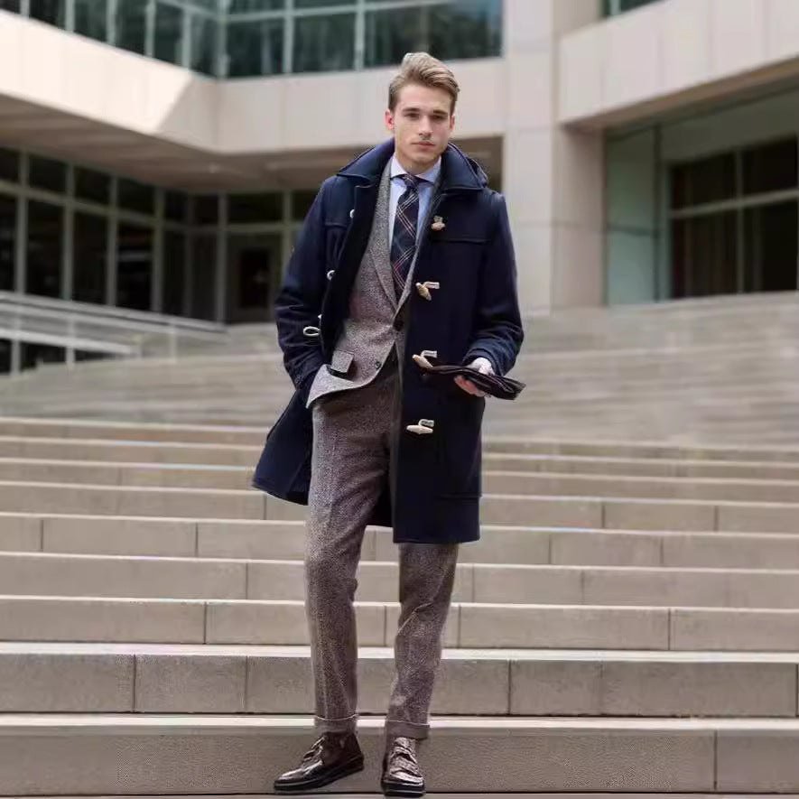 Herrarnas eleganta Dufflecoat med klassisk design Mirla-Eva Jonsson