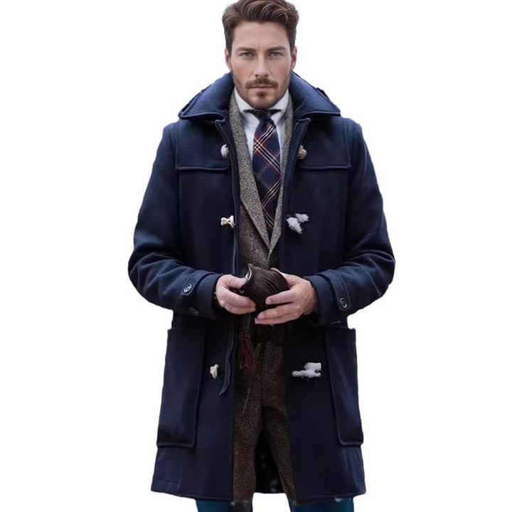 Herrarnas eleganta Dufflecoat med klassisk design Mirla-Eva Jonsson