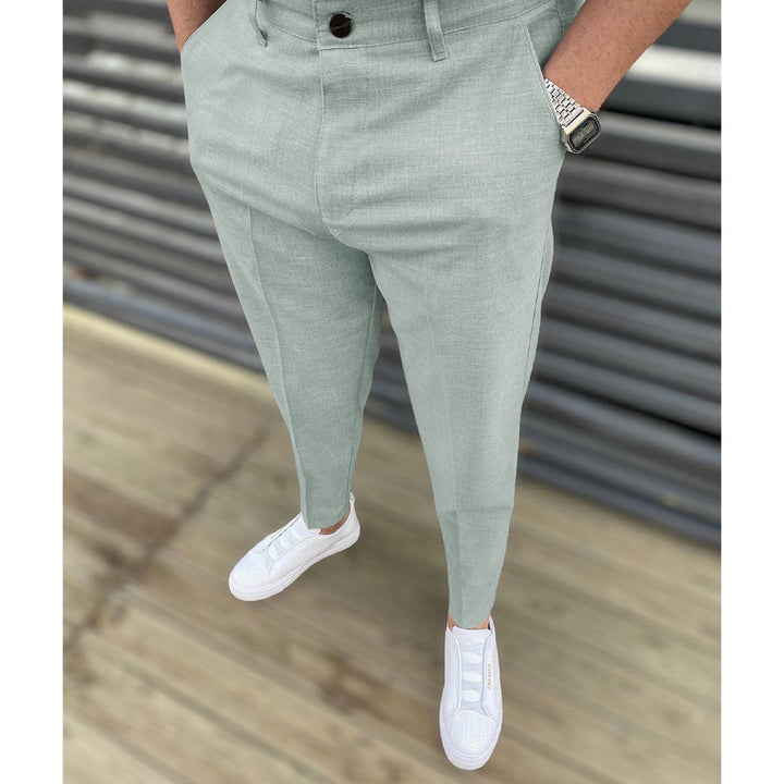 Herrarnas eleganta Slim-Fit kostymbyxor Eva Jonsson-Eva Jonsson