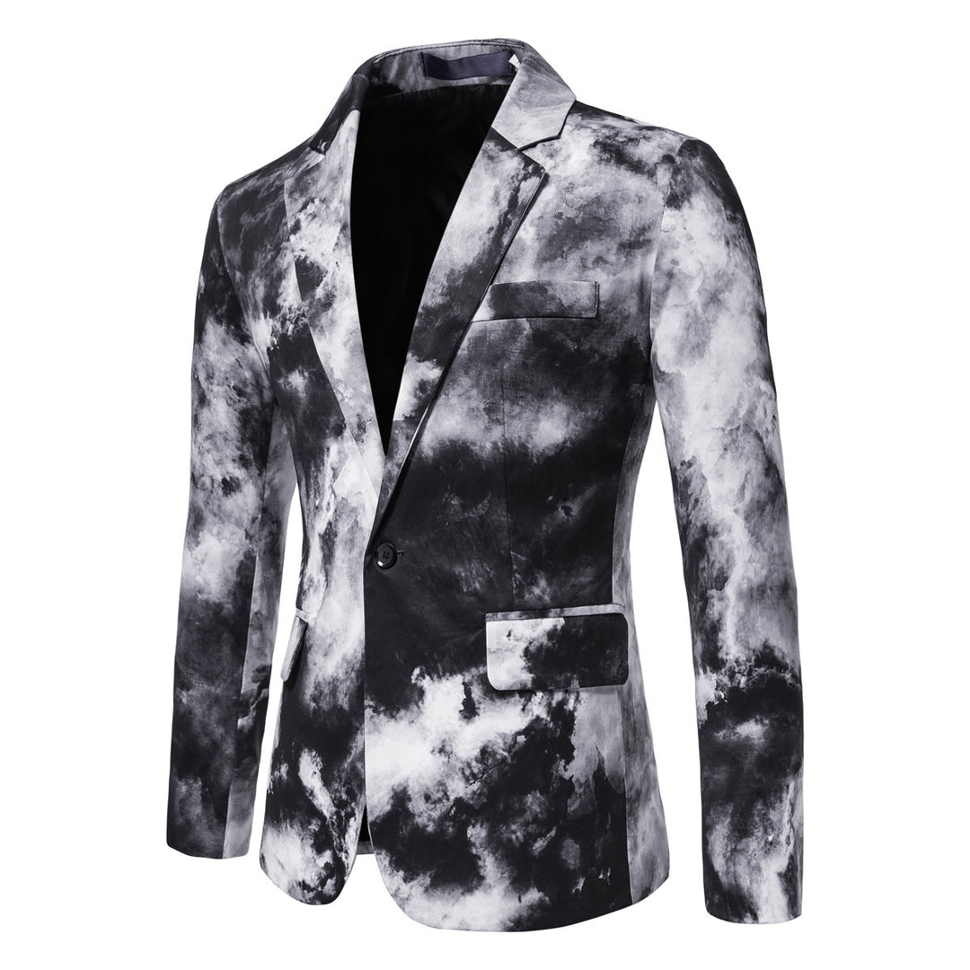 Herrarnas eleganta blazer i modern molnmönster Mirla-Eva Jonsson