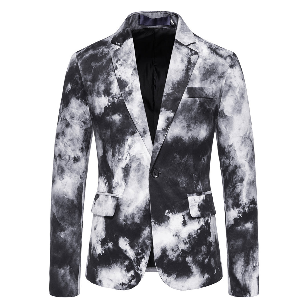 Herrarnas eleganta blazer i modern molnmönster Mirla-Eva Jonsson