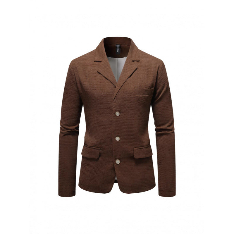 Herrarnas eleganta blazer med strukturerad design och praktiska fickor Mirla-Eva Jonsson