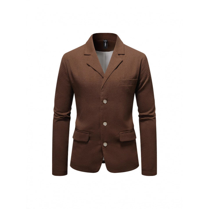 Herrarnas eleganta blazer med strukturerad design och praktiska fickor Mirla-Eva Jonsson