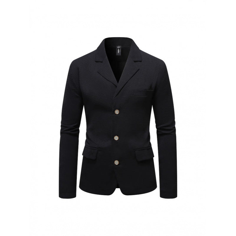 Herrarnas eleganta blazer med strukturerad design och praktiska fickor Mirla-Eva Jonsson