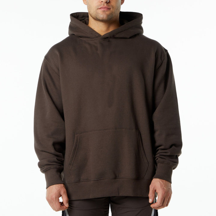 Herrarnas eleganta hoodie med praktisk kängurufickdesign Mirla-Eva Jonsson