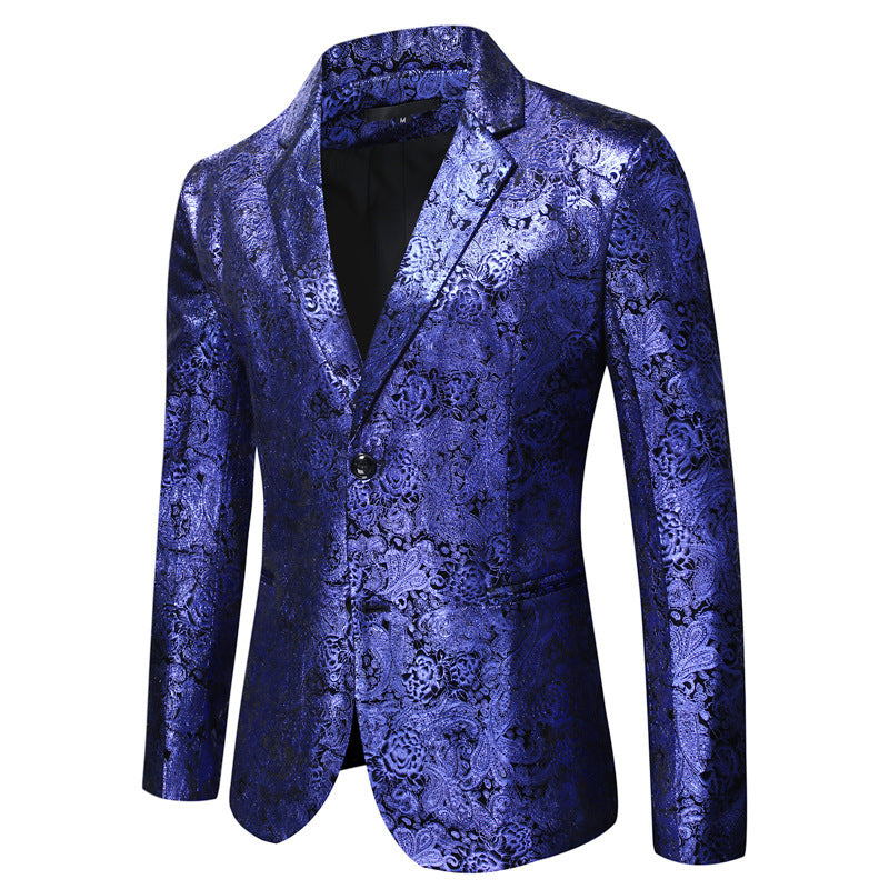 Herrarnas eleganta paljettblazer med modernt leopardmönster Mirla-Eva Jonsson