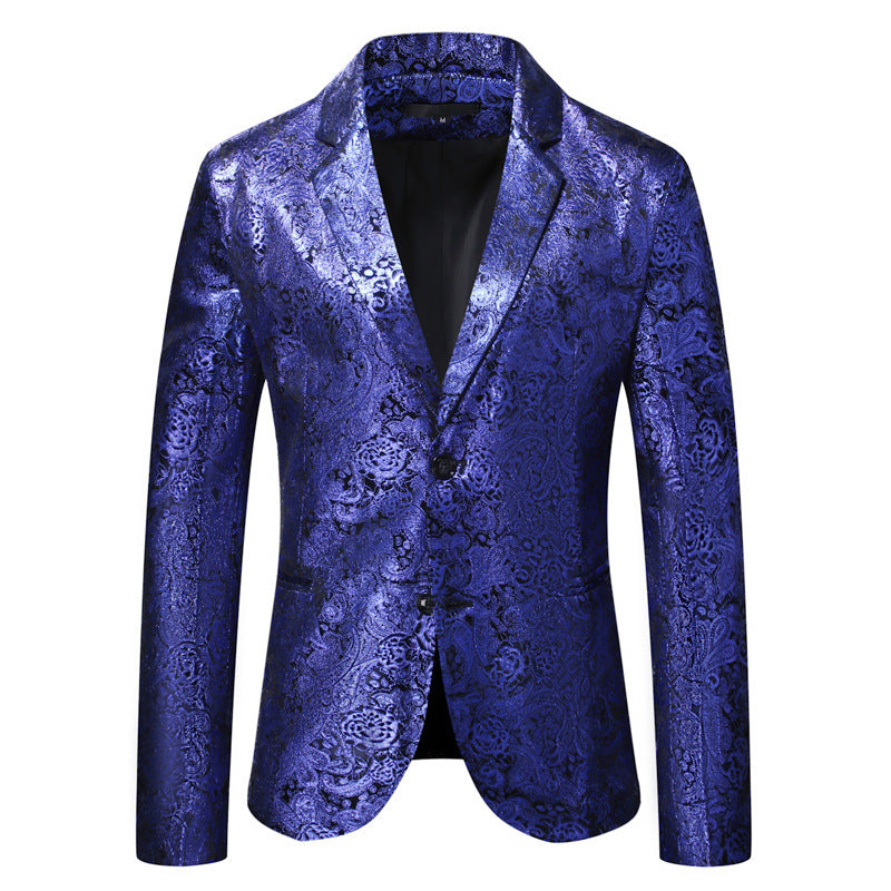 Herrarnas eleganta paljettblazer med modernt leopardmönster Mirla-Eva Jonsson