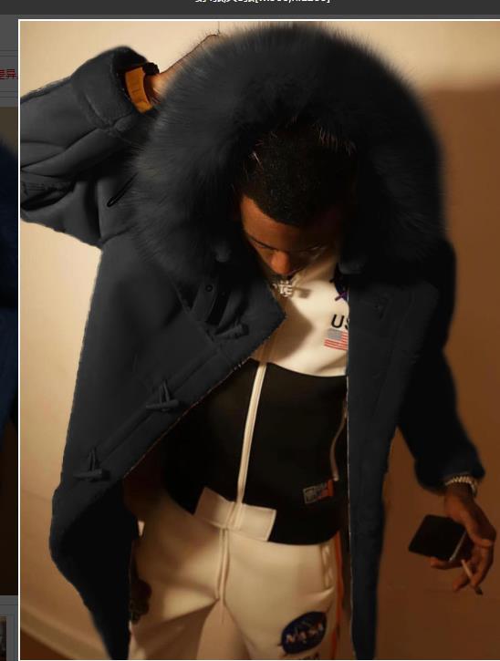 Herrarnas eleganta parka med lyxig konstpälskrage Eva Jonsson-Eva Jonsson