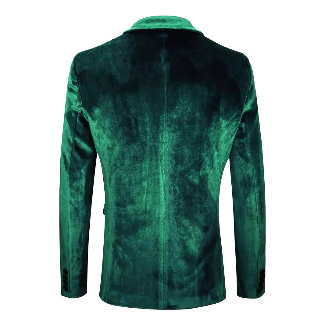 Herrarnas eleganta sammetsblazer med modern skärning Mirla-Eva Jonsson