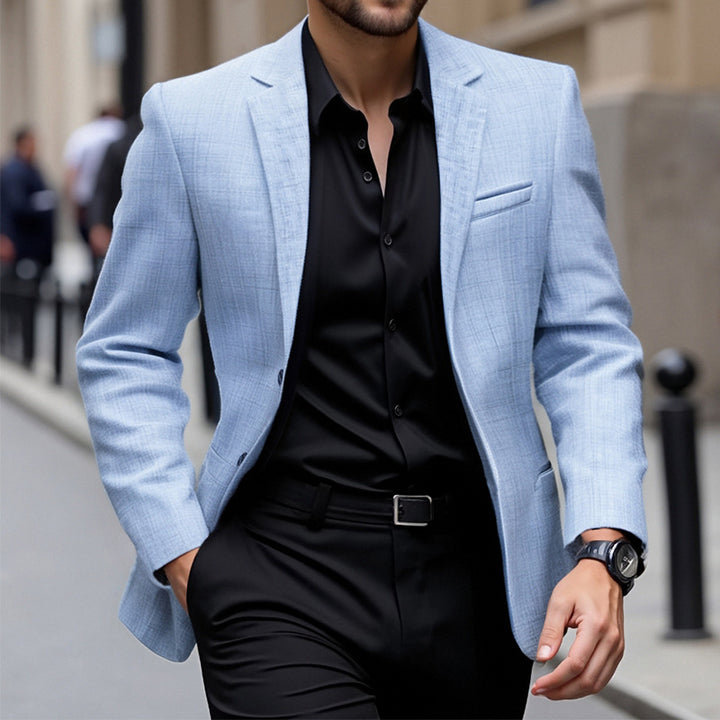 Herrarnas eleganta strukturerade blazer Eva Jonsson-Eva Jonsson