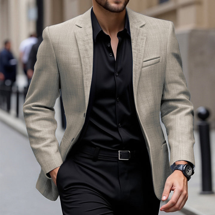 Herrarnas eleganta strukturerade blazer Eva Jonsson-Eva Jonsson