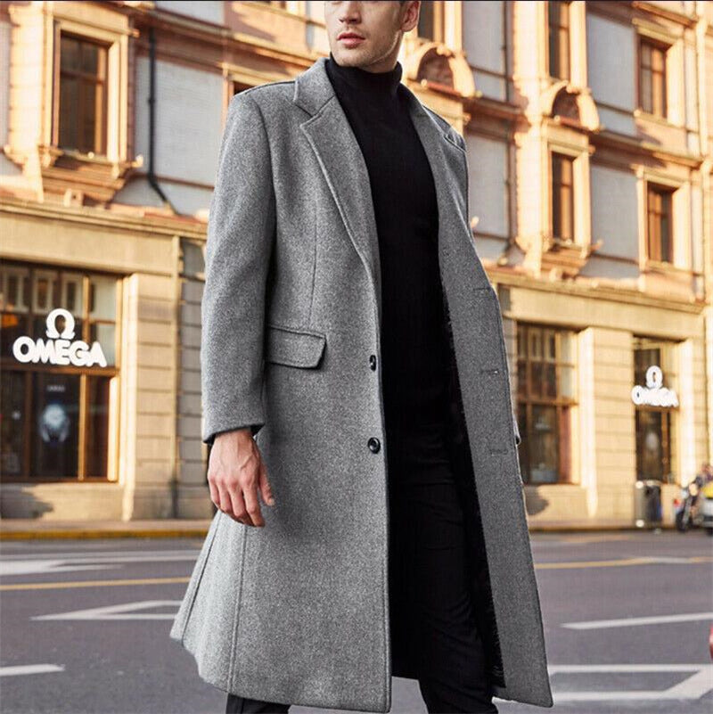 Herrarnas eleganta ullkappa i minimalistisk design Eva Jonsson-Eva Jonsson