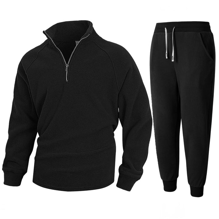 Herrarnas fleece-avkopplingsdräkt med halv lång dragkedja Eva Jonsson-Eva Jonsson