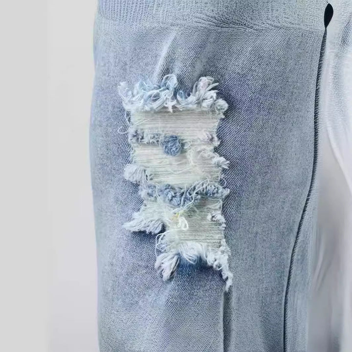 Herrarnas förstörda jeans med moderna distressed-effekter Mirla-Eva Jonsson