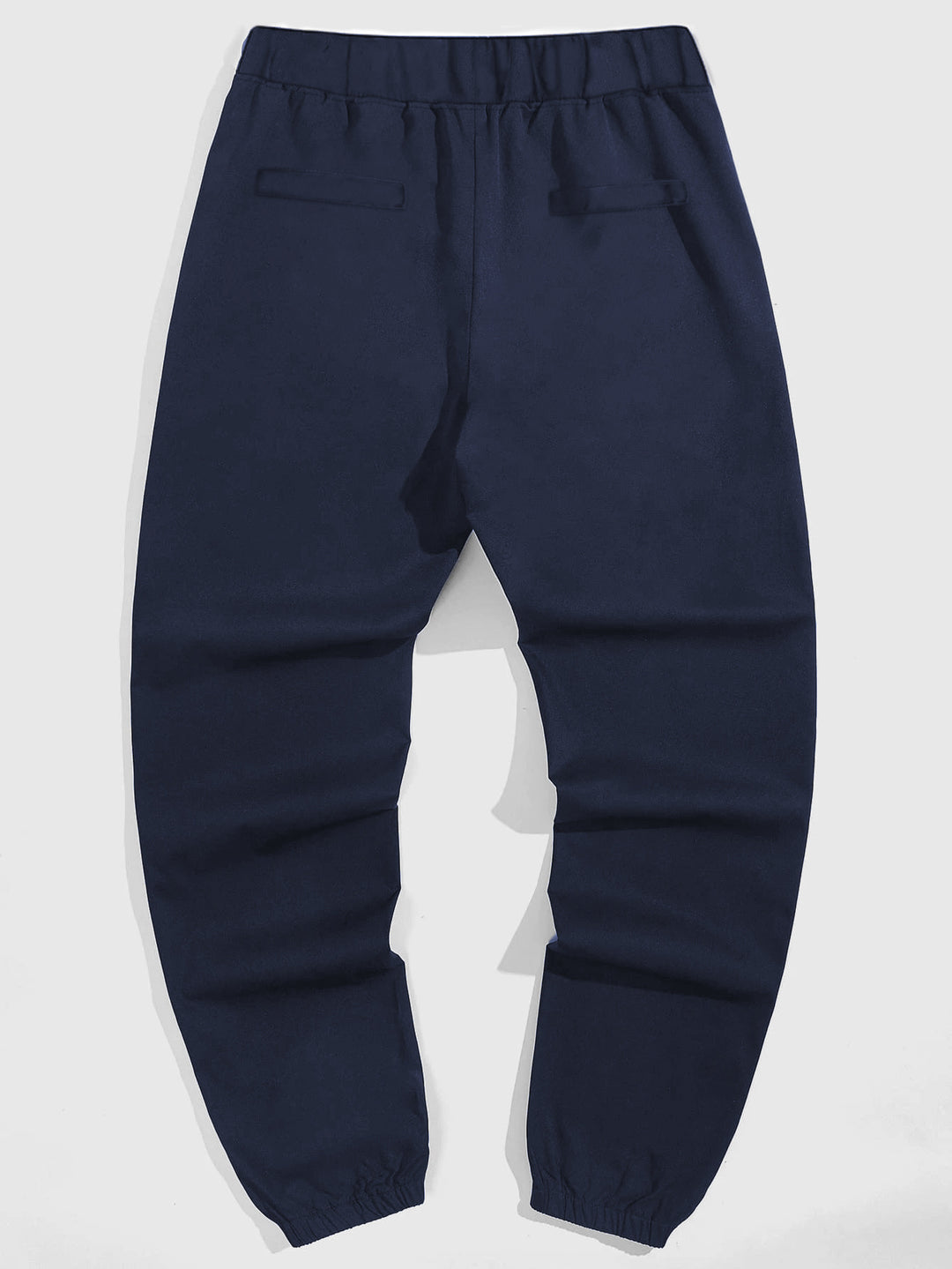 Herrarnas fritids joggingbyxor med kontrasterande dragkedjefickor och elastisk midja Eva Jonsson-Eva Jonsson
