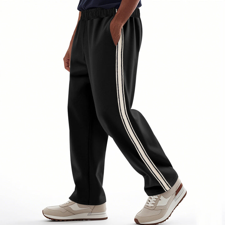 Herrarnas fritids-joggingbyxor med sidostrecken och elastisk midja Eva Jonsson-Eva Jonsson