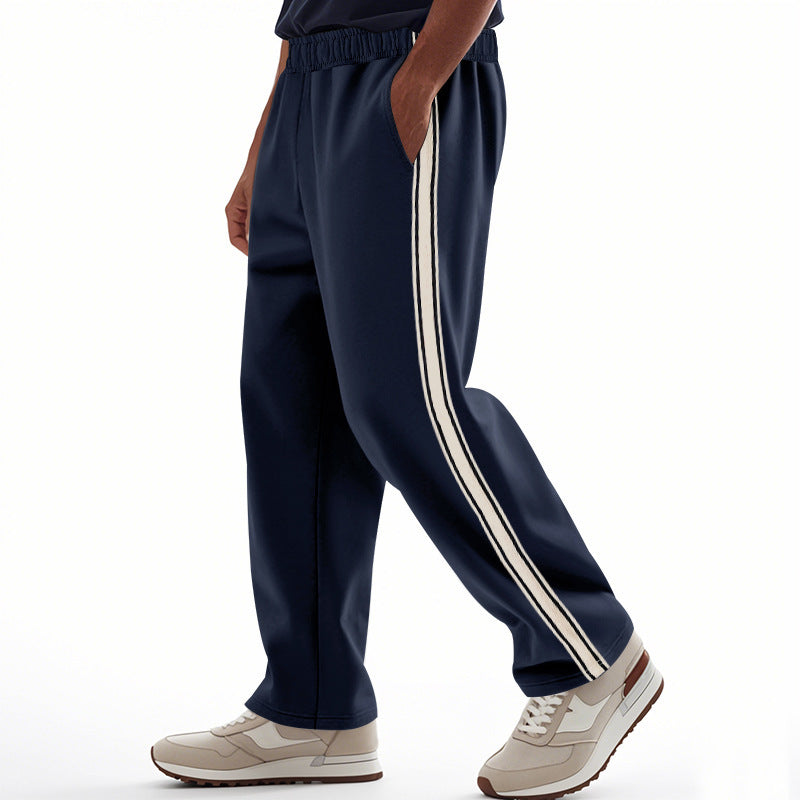 Herrarnas fritids-joggingbyxor med sidostrecken och elastisk midja Eva Jonsson-Eva Jonsson