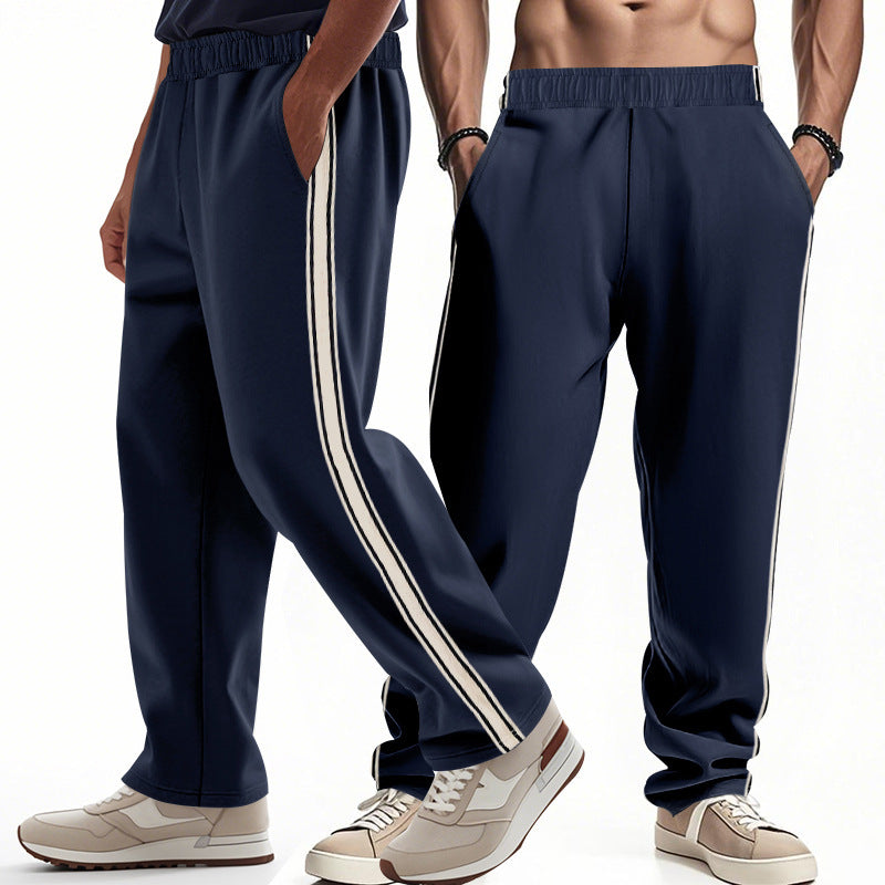 Herrarnas fritids-joggingbyxor med sidostrecken och elastisk midja Eva Jonsson-Eva Jonsson