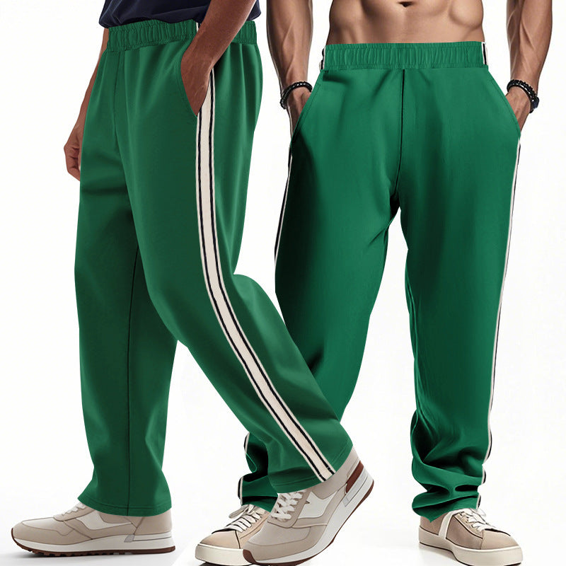 Herrarnas fritids-joggingbyxor med sidostrecken och elastisk midja Eva Jonsson-Eva Jonsson
