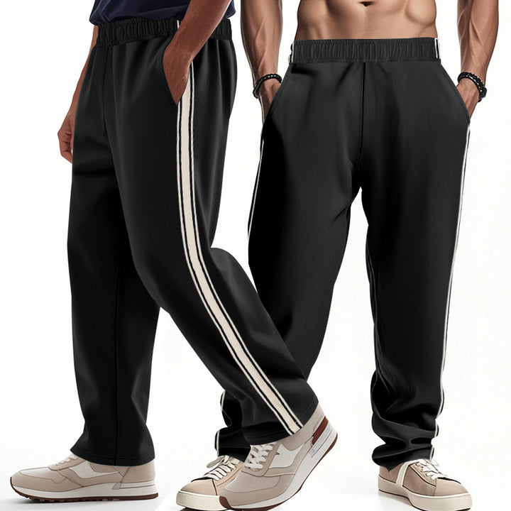 Herrarnas fritids-joggingbyxor med sidostrecken och elastisk midja Eva Jonsson-Eva Jonsson