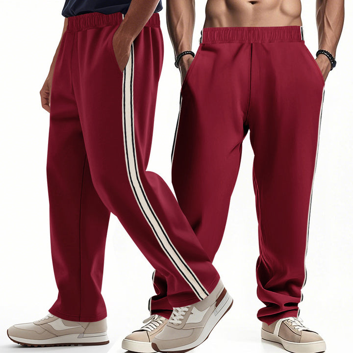 Herrarnas fritids-joggingbyxor med sidostrecken och elastisk midja Eva Jonsson-Eva Jonsson