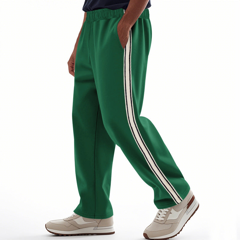 Herrarnas fritids-joggingbyxor med sidostrecken och elastisk midja Eva Jonsson-Eva Jonsson