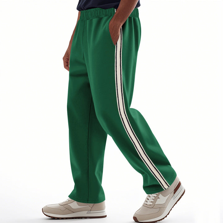 Herrarnas fritids-joggingbyxor med sidostrecken och elastisk midja Eva Jonsson-Eva Jonsson