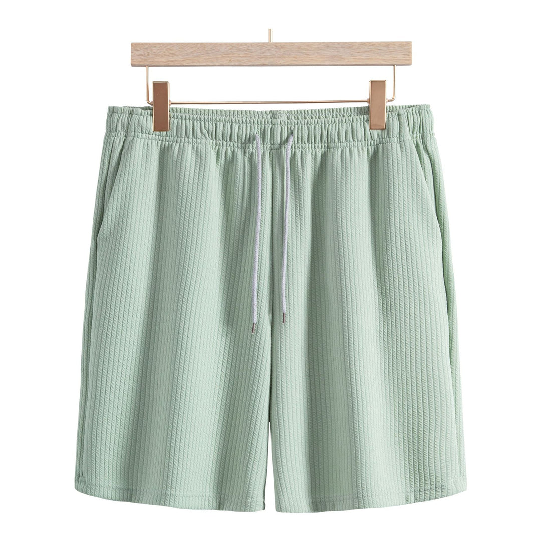Herrarnas fritidsoverdel med bekväma shorts i strukturerad design Mirla-Eva Jonsson