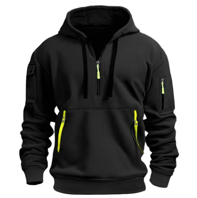 Herrarnas funktionella hoodie med fickor Mirla-Eva Jonsson