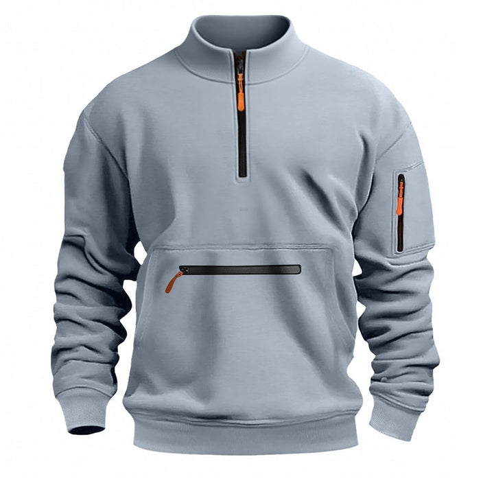 Herrarnas funktionella sweatshirt med dragkedja Eva Jonsson