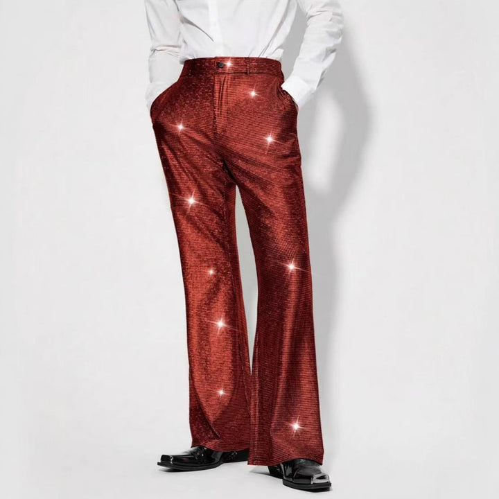 Herrarnas glittrande partypants i elegant snitt Mirla-Eva Jonsson